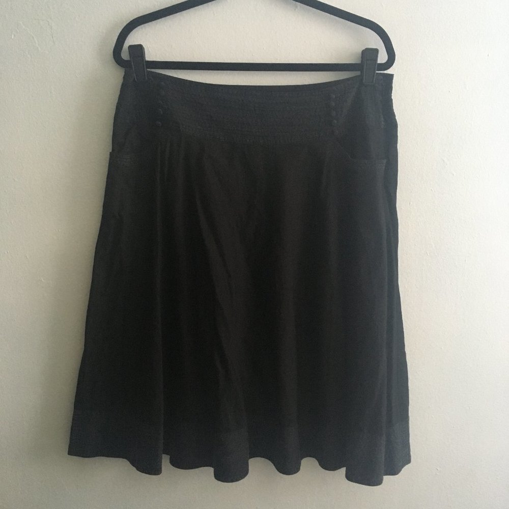 Monsoon Black A-line Skirt